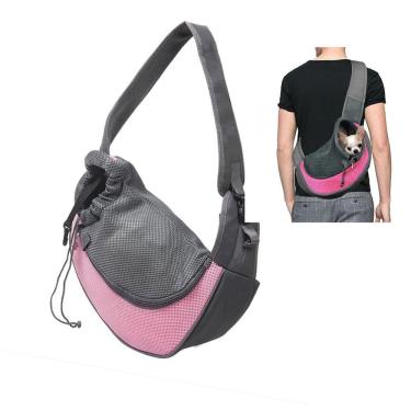 Imagem de Bolsa Canguru Cao Cachorro Gato Pet Animal de Estimaçao Mochila Carregador Pequeno Porte  Ombro Costas