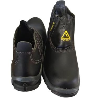 Imagem de Botina de Segurança El BH Microfibra Liso | Macia, EPI com CA, Isolante Elétrico (Preta, BR, Adulto, Numérico, 41)