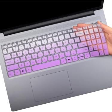 Imagem de Capa de teclado para Lenovo Yoga 7 7i 16ILL10 16AKP10 40.6 cm, IdeaPad Slim 3 3i 3X 15 40.6 cm 15IRU10 15AHP10 15IRH10 15Q8X10 16ARP10 16IRH10 0, IdeaPad Slim 5 5i 40.6 cm 16IRH10 16AHP10 16IRH10R