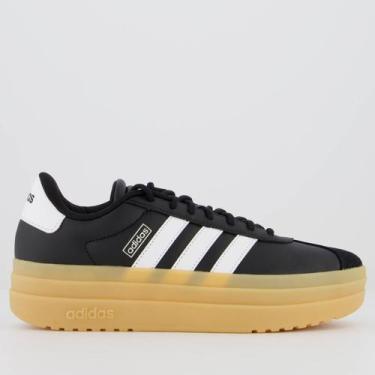 Imagem de Tênis Adidas VL Court Bold Feminino Preto, 38