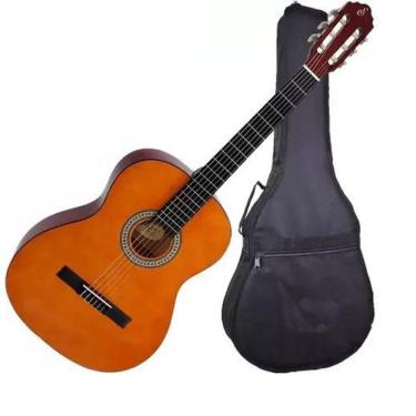 Imagem de Violao Giannini Acustico Nylon Start N14 Natural + Capa