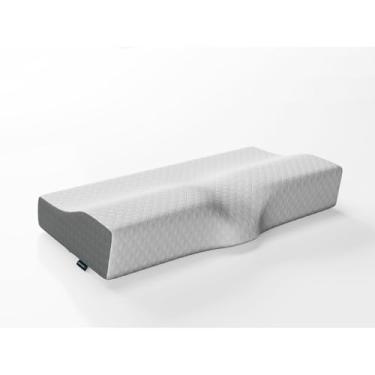 Imagem de Travesseiro Cervical, Travesseiro OrtopéDico Cervical, CarvãO Ativado e ElevaçãO Lateral Proporcionam Suporte Adicional