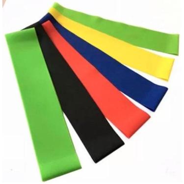 Imagem de Kit 5 Fitas Elásticas Thera Band - Fitness e Reabilitação