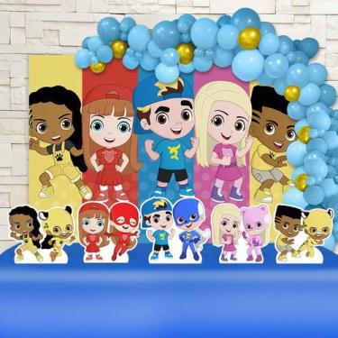 Imagem de Kit Festa Ouro Luccas Neto Em Os Aventureiros - IMPAKTO VISUAL