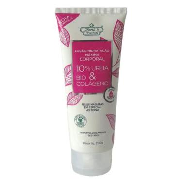 Imagem de Loção Hidratação Máx Uréia 10% Corpo Flores e Vegetais 200g - Flores &