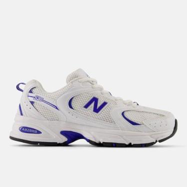 Imagem de Tênis New Balance 530, Branco, Azul, 36