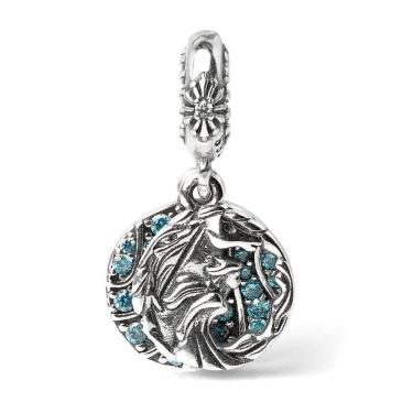 Imagem de Berloque pingente elsa e nokk - frozen