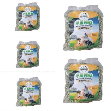 Imagem de 5 kg de FENO Fresco Super Premium Verdinho para coelhos, hamster porquinho da índia Roedores em Gerall