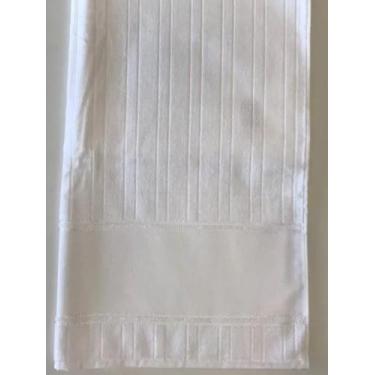 Imagem de Toalha de Lavabo Velour Para Pintar Liso Artesanalle Dohler, Branca