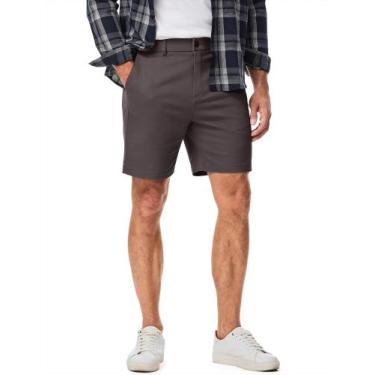 Imagem de Shorts masculinos JMIERR Slim Fit Hybrid Chino, 18 cm, costura interna