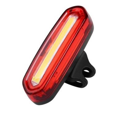 Imagem de Lanterna traseira de Bike Gold Sports Strong Com Cabo Usb, Vermelho, Ú