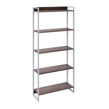 Imagem de Estante Dynamica 80X30X187cm C/05 Prateleiras Estrutura Branca - Metal