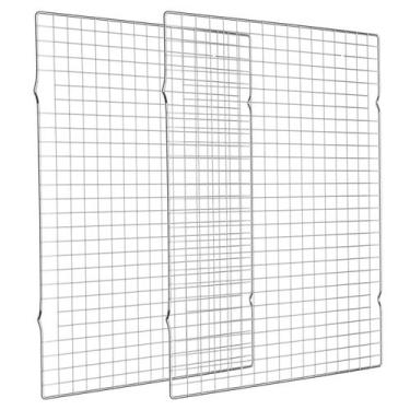 Imagem de Rack de resfriamento BRIOUT, pacote com 2 unidades, 40x25 cm, aço inox