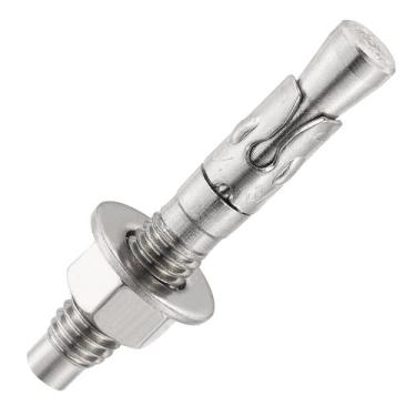 Imagem de Wedge Anchors Wensilon 10 unidades de aço inoxidável 304 1,9 x 4,4 cm