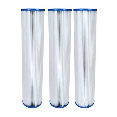 Imagem de 3x Refil Plissado Lavável FDMA 10" x 2,5" - 25 Micras - Fdma Filtros