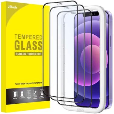 Imagem de Protetor de tela JeTech com cobertura total iPhone 12 mini 5.4