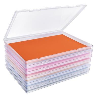 Imagem de Caixa de armazenamento de fotos FAAYUCK para fotos de 8 x 10 com trava