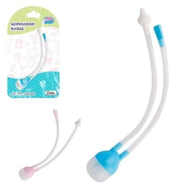 Imagem de Aspirador Nasal Sucção Bebê Higiene Nariz Entupido Sugador De Catarro 