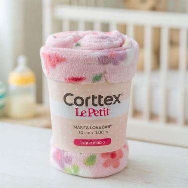 Imagem de Manta Bebê Microfibra Love Baby Mantinha Soft Macia Meninas Estampas:A