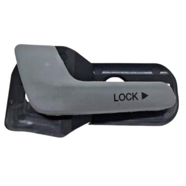 Imagem de Maçaneta Interna Traseira Esquerda, Palio, Weekend, Siena 2004-2007, Cinza, Plástico Automotivo