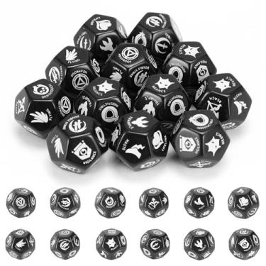 Imagem de 12 Pieces D12 Large Keyword Counters Dice for Magic The Gathering, MTG, Card Games Accessories