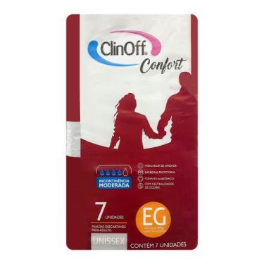 Imagem de Fralda Geriátrica Clin Off Confort Tamanho EG 7 Unidades