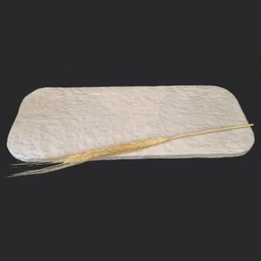 Imagem de Kit Banheiro Luxo em Concreto Texturizado Pedra – Bandeja Saboneteira Porta Escovas e Pote com Tampa Kit Lavabo Moderno e Elegante (Bandeja,Natural)