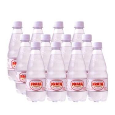 Imagem de ÁGUA MINERAL COM GÁS PRATA COM ROSCA 300ML PACK C/6UNID
