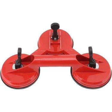 Imagem de Ventosa tripla profissional 110mm para vidro mármore espelho - Útil Fe