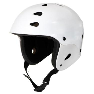 Imagem de Capacete Profissional com Protetor de Orelha para Skate Patins Patinete Bike(BRANCO G)