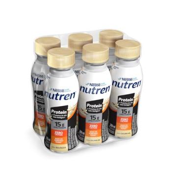 Imagem de Bebida Láctea Nutren Protein 15g de proteínas Baunilha 260ml - Pack com 6 unidades