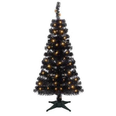 Imagem de Árvore de Natal artificial de Halloween Juegoal 4FT com 70 LED