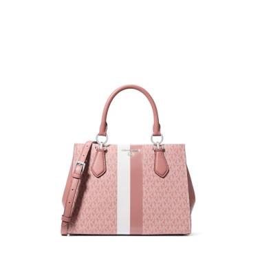 Imagem de Michael Kors Marilyn Bolsa média, ferragens prateadas/rosa
