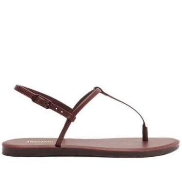 Imagem de Sandália Anacapri Slim Monocolor Marsala-Feminino