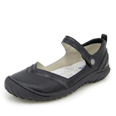 Imagem de Jambu Sapatilha feminina Raven Mary Jane, Preto/cintilante, 10 Wide