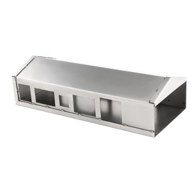 Imagem de GDCERIX Substituição do coletor de calor para churrasqueira e defumador digital a carvão Masterbuilt Gravity Sereis 560 MB20040220 MB20041020, coletor de calor de aço inoxidável durável, peça OEM