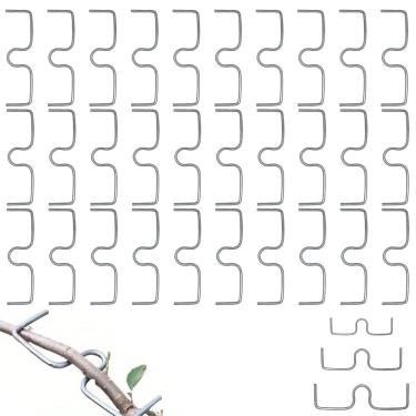 Imagem de liucocotos Ferramenta extrator de ramos de 30 peças 3,15/3,94/5,12 polegadas - Dobrador de galhos de árvores frutíferas e suporte para espalhamento de galhos, aço galvanizado à prova de ferrugem