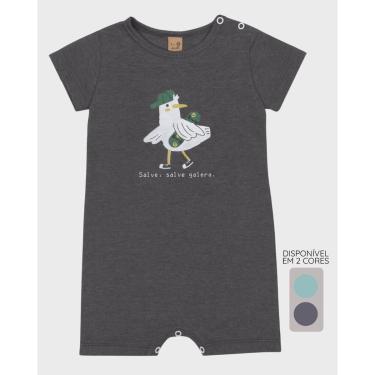 Imagem de Macacão de Bebê Malha Estampado - Menino Tamanho P a G-Masculino