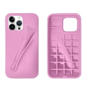 Imagem de Capinha Lip Case Compativel com iPhone 13 Pro Max Porta Gloss ou Batom Silicone Macio Resistente Premium