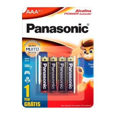 Imagem de Pilha Panasonic Alcalina Power AAA 4 Unidades