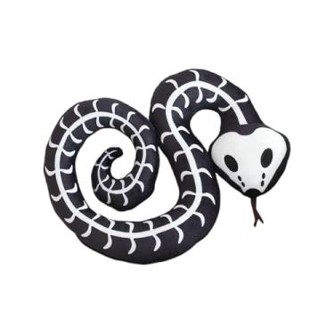Imagem de Pelúcia de cobra, bichinho de pelúcia de cobra | almofada fofa | Travesseiro de brinquedo macio realista boneca fofa cobra pelúcia adereços para crianças aniversário meninas meninos 24 polegadas