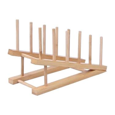 Imagem de Rack de quebra-cabeça, Rack de armazenamento de quebra-cabeça - Suporte de armazenamento de quebra-cabeça - Prateleira de quebra-cabeças infantil, rack de pratos de cozinha multifuncional, expositor p
