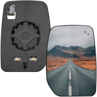 Imagem de LOIYLLEN Substituição do espelho lateral do passageiro para Ford Transit MK6 MK7 V348 2000-2013 - Vidro do espelho do lado direito, vidro dos espelhos retrovisores com aquecimento elétrico e ponto