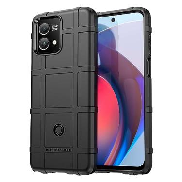 Imagem de IDEWEI Capa de telefone para Moto G Stylus 5G 2023, fibra de carbono refinada, antiqueda, anti-impressão digital, proteção total de 360° cinza