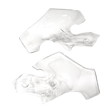 Imagem de Ysyqkn Defletores de Ar para Carenagem, Fácil Instalação, Acessórios para Carenagem Lateral Do para-, Claro