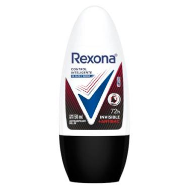 Imagem de Rexona Desodorante Antitranspirante Feminino Rollon Antibacterial+Invisible 50Ml (A Embalagem Pode Variar)