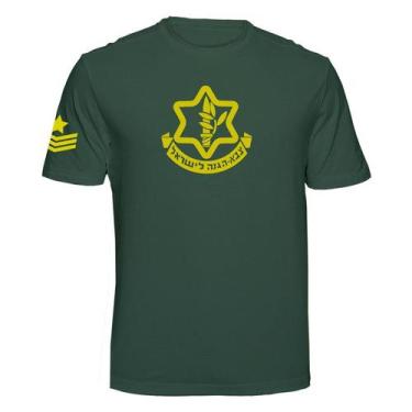 Imagem de Camiseta Exercito Israelense Idf Israel Cor:Verde MusgoTamanho:GG - Tr