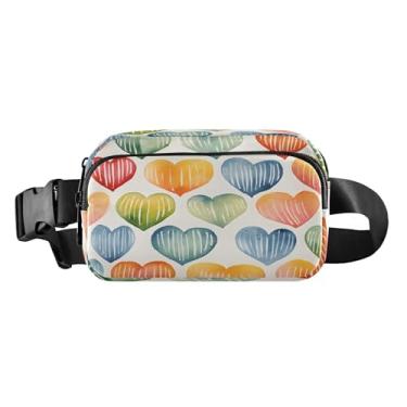 Imagem de CEBUGI Pochetes de caminhada para homens e mulheres, pochetes modernas resistentes à água com cinto ajustável para treino, viagem, corrida