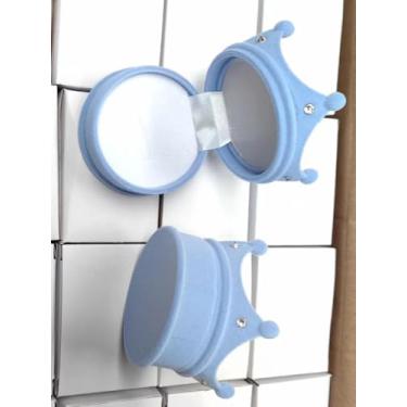 Imagem de Caixa de joias coroa anel de casamento e colar caixa de presente elegante caixa de armazenamento para mulheres rosa