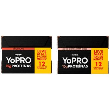 Imagem de Pack Bebida Láctea UHT YoPRO Chocolate 250ml  - não definido